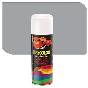 Spray Lukscolor Multiuso Prata Nobre Metálico Brilhante  400 ml