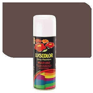 Spray Lukscolor Multiuso Marrom Brilhante  400 ml