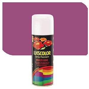 Spray Lukscolor Multiuso Violeta Metálico Brilhante  400 ml