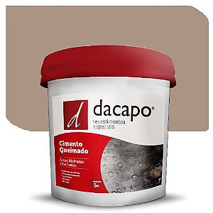 Cimento Queimado Dacapo Para Área Molhada e Fachada Barbante 5 Kg