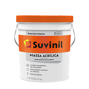 Massa Acrílica Suvinil Interior/Exterior Balde 5,5 KG
