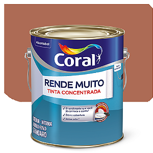 Tinta Acrílica Coral Rende Muito Fosco Pote de Argila 3,2  Litros