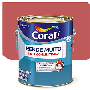 Tinta Acrílica Coral Rende Muito Fosco Suco de Goiaba 3,2 Litros