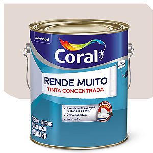 Tinta Acrílica Coral Rende Muito Fosco Camurça 3,2 Litros