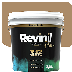 Tinta Acrílica Standard Revinil Rende Muito Camurça 3,6 Litros