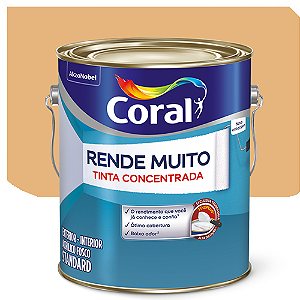Tinta Acrílica Coral Rende Muito Fosco Cromio Suave 3,2L