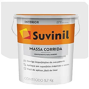 Massa Corrida Suvinil Interior 5,7kg Balde