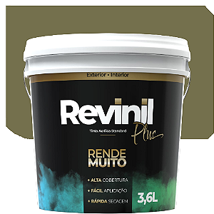 Tinta Acrílica Standard Revinil Rende Muito Concreto 3,6  Litros