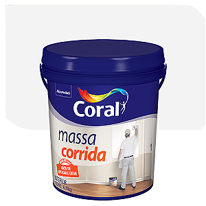 Massa Corrida Coral  Interior Balde  3,6 Litros