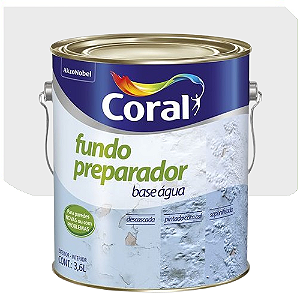 Fundo Preparador Coral Base Água 3,6 Litros