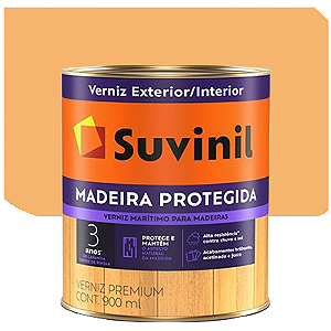 Verniz Suvinil Madeira Protegida Acetinado 0,9 Litros