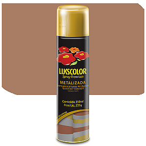 Spray Lukscolor Metalizada Cobre Interior 350 ML