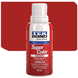 Corante Líquido Tekbond Super Color Vermelho 50ML