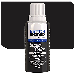 Corante Líquido Tekbond Super Color Preto 50ML