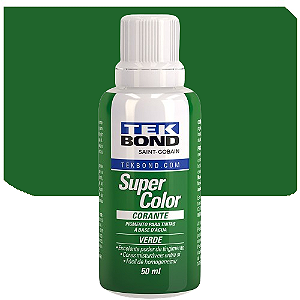 Corante Líquido Tekbond Super Color Verde 50ML