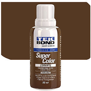 Corante Líquido Tekbond Super Color Marrom 50ML