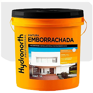 Pintura Emborrachada Hydronorth 18 Litros Branco Balde