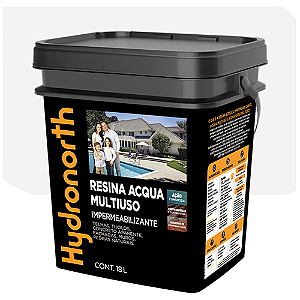 Resina Hydronorth Acqua Fosca Incolor 18 Litros