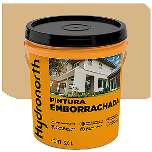 PINTURA EMBORRACHADA HYDRONORTH AMARULA 3,6 LITROS