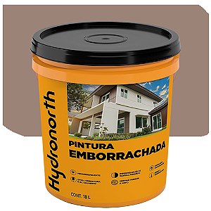 Pintura Emborrachada Hydronorth Cinza Rupestre 18L