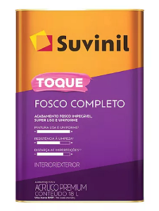 TINTA ACRÍLICA SUVINIL TOQUE FOSCO COMPLETO GELO 18 LITROS