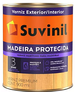 VERNIZ SUVINIL MADEIRA PROTEGIDA ACETINADO 0,9 LITROS