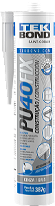 Silicone Selante Pu40fix Cinza 387g Tekbond
