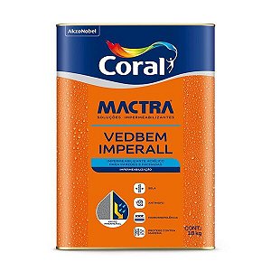 Coral Impermeabilizante Mactra Vedbem Imperall 10 EM 1 18 KG