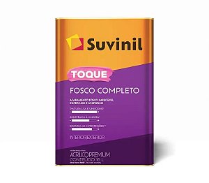 Tinta Acrílica Suvinil Toque Fosco Completo Papel Picado 16 Litros