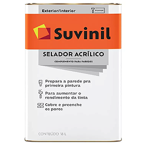 Selador Acrílico Suvinil 18 Litros