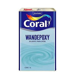 Diluente Coral Wandepoxy para Epoxy 5 Litros