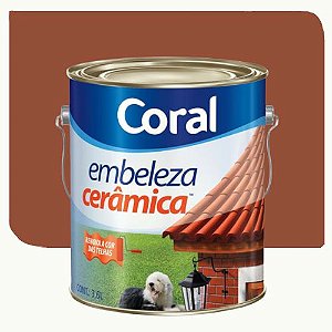 Tinta Esmalte Coral Embeleza Ceramica Coral 3,6 Litros