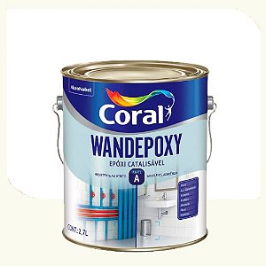 Tinta Esmalte Epoxi Coral Wanderpoxy Branco 2,7 Litros