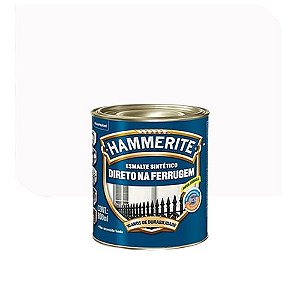 Tinta Esmalte Coral Hammerite Contra Ferrugem Branco 0,8L