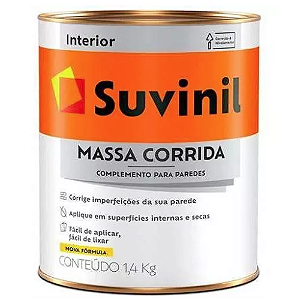 Massa Corrida Suvinil Interior 0,9 Litros /1.5 Kg