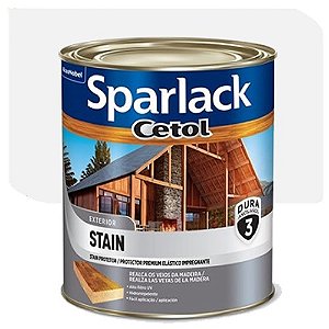 Verniz Sparlack Stain Plus Acetinado Natural 0,9 Litros