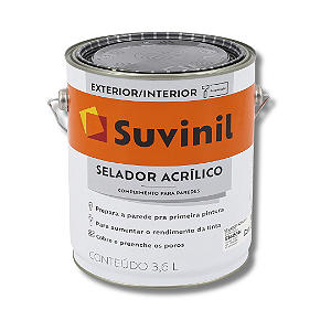 Selador Acrílico Suvinil 3,6 Litros