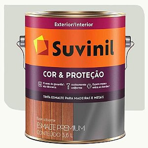 Tinta Esmalte Suvinil Cor & Proteção Acetinado Gelo 3,6 Litros