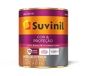 Tinta Esmalte Suvinil  Fosco Grafite Claro 0,9 Litros