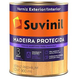 Verniz Suvinil Madeira Protegida Brilhante 0,9 Litros