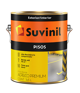 Tinta Piso Suvinil Fosco Concreto 3,6 Litros