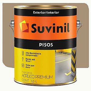 Tinta Piso Suvinil Fosco Concreto 3,6 Litros