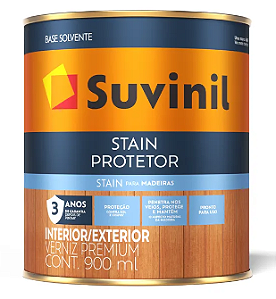 Verniz Suvinil Stain Protetor Acetinado Imbuia 3,6 Litros