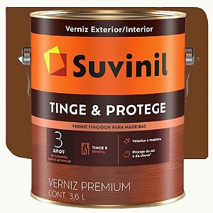 Verniz Suvinil Tinge e Protege Imbuia 3,6 Litros