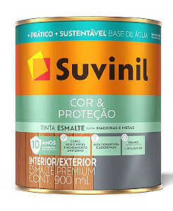 Tinta Esmalte Suvinil Seca Rápido Base Água Brilhante Gelo 3,6 Litros