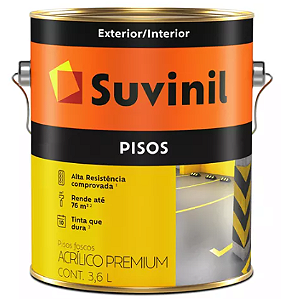Tinta Piso Suvinil Fosco Concreto Puro 3,6 Litros