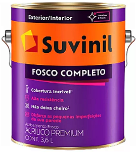 Tinta Suvinil Acrílica  Fosco Completo Elefante 3,6 Litros
