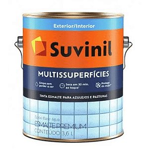 Tinta Esmalte Suvinil Multissuperfícies Base Água Acetinado Branco 3,6 Litros
