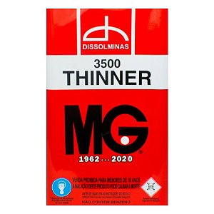 Thinner Comum Dissolminas (MG 3500) 18 Litros