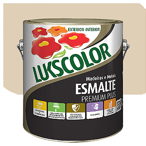 Tinta Esmalte Lukscolor Luks Brilhante Areia 3,6 Litros